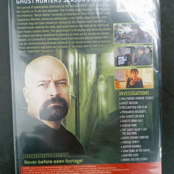 Ghost Hunters Season 9 Part 1 DVD New 4 Discs NTSC 572 minutes SYFY 13 Episodes - Picture 2 of 4